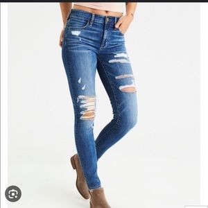 american eagle jeans size 6 barely worn